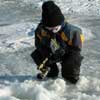 Winter Ice fishing